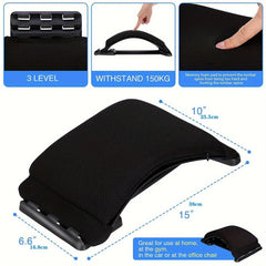 Foam Back Stretcher Device Lumbar Support Memory Foam Pillow