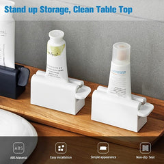 Minimalist Toothpaste Tube Squeezer - Eco-Friendly Toothpaste Rack Dispenser