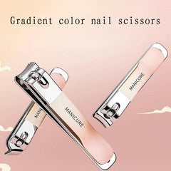 Gradient Color Large Nail Clipper Set - Model S9195