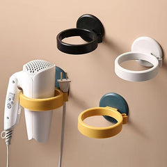 Wall mounted Hair Dryer Holder Bathroom Storage Rack