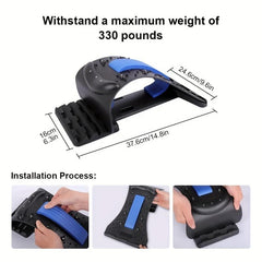 Adjustable Neck Shoulder Stretcher Magnetotherapy Massage Tool