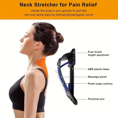 Adjustable Neck Shoulder Stretcher Magnetotherapy Massage Tool