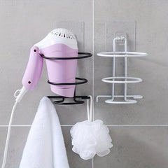Bathroom Hair Dryer Bracket Wall Hanging Storage Rack