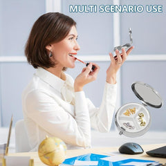 Portable Pill Box 3 Compartment Medicine Case