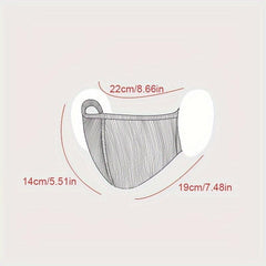 Winter Women's Warm Velvet Face Mask Ear Protection Cold Windproof