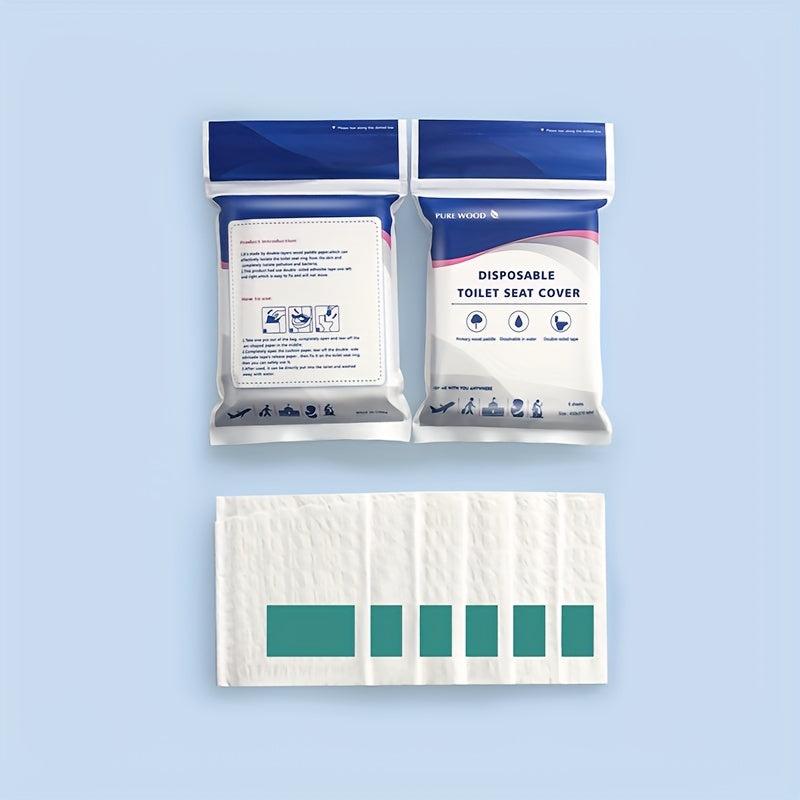 Disposable Toilet Mat Paper Extraction Water Soluble Toilet Mat