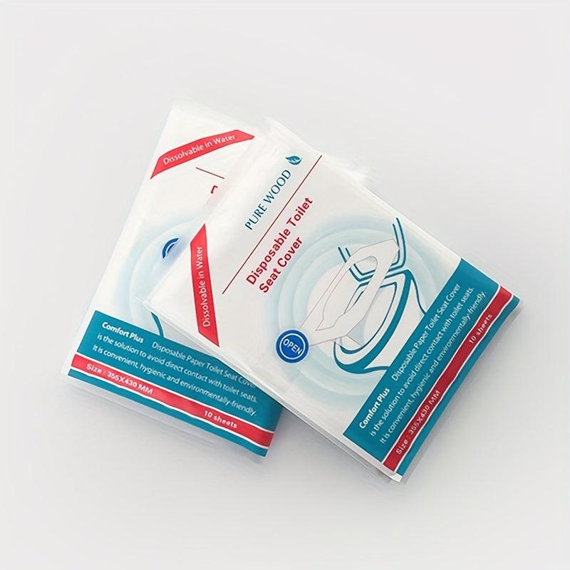 Disposable Toilet Mat Paper Extraction Water Soluble Toilet Mat