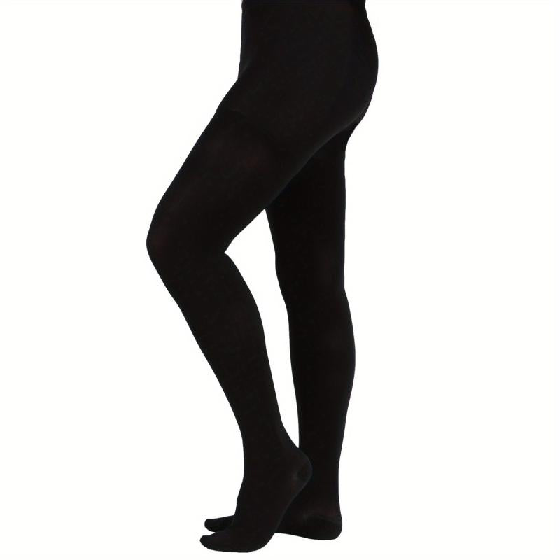 High Waist Tights Opaque Compression Stockings Pantyhose Women 15 21 MmHg