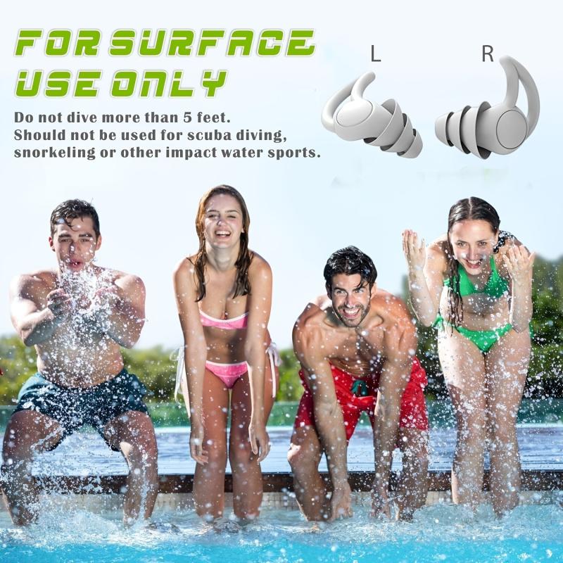 Silicone Swimming Earplugs Noise Cancelling Earplugs