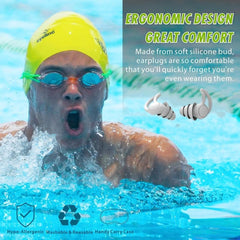 Silicone Swimming Earplugs Noise Cancelling Earplugs