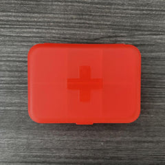 Six Grid Travel Pill Container Large Capacity Portable Pill Box