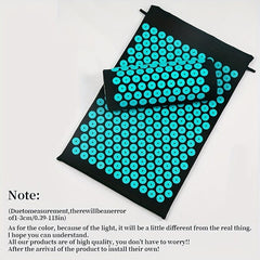 Acupressure Massage Mat with Pillow and Bag