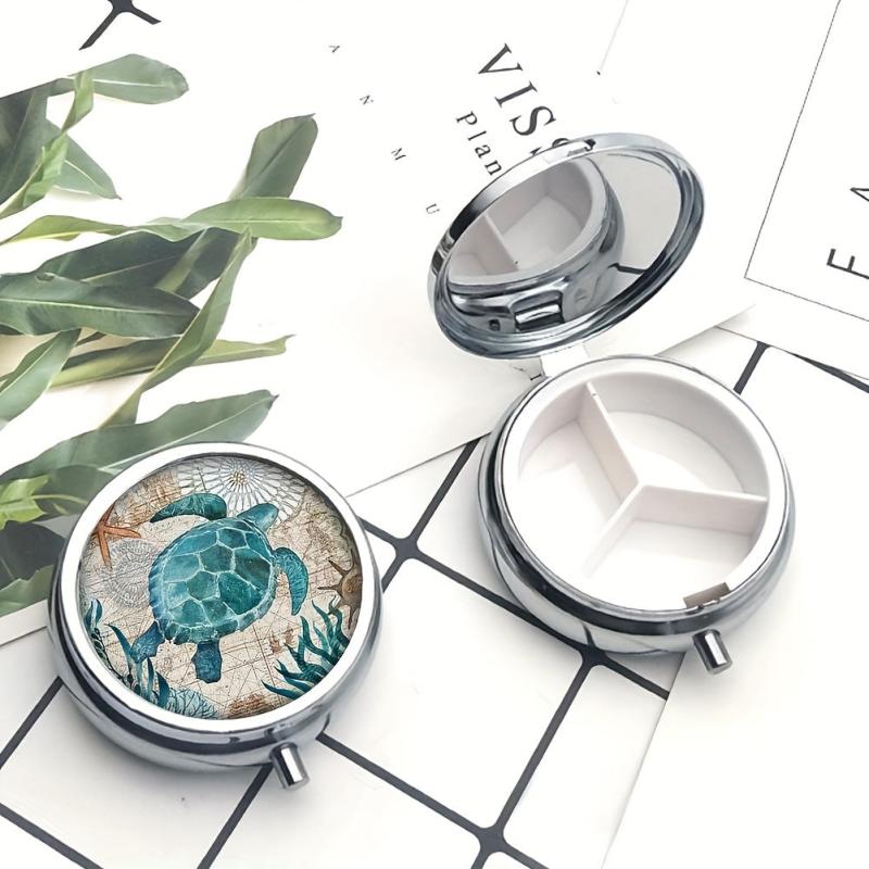 Mini 3 Compartment Pill Box Organizer Case