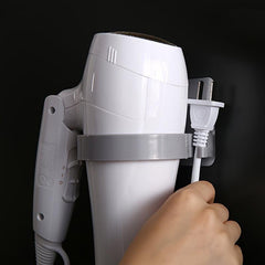 No Drilling Hair Dryer Holder Bathroom Wall Mount Bracket