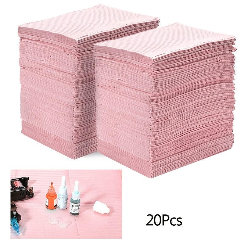 20pcs Tattoo Tablecloth Disposable Cleaning Paper Pad