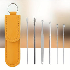 6-Piece Ear Wax Removal Tool Set with Storage Case