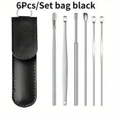 6-Piece Ear Wax Removal Tool Set with Storage Case