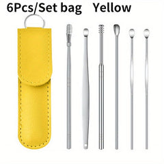 6-Piece Ear Wax Removal Tool Set with Storage Case