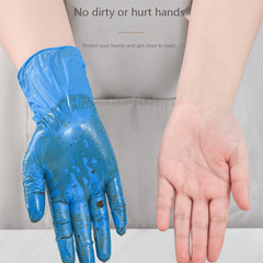 50pcs Nitrile Gloves Kitchen Latex Proof Washing Gloves