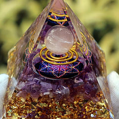 Moon Magic Healing Crystals Orgonite Energy Stone Crystal Pyramid