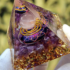 Moon Magic Healing Crystals Orgonite Energy Stone Crystal Pyramid