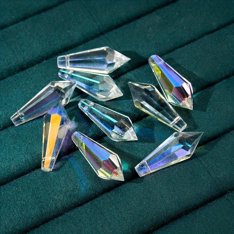 5pcs Clear Crystal Prism Ball Suncatchers Window Prisms Suncatcher