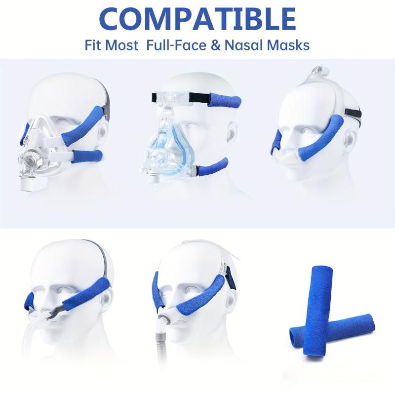 2pcs CPAP Mask Strap Covers Soft and Reusable Comfort Pads