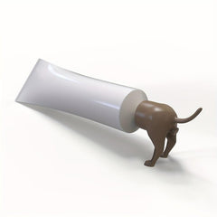 Dog Toothpaste Cover Funny Pooping Dog Butt Topper