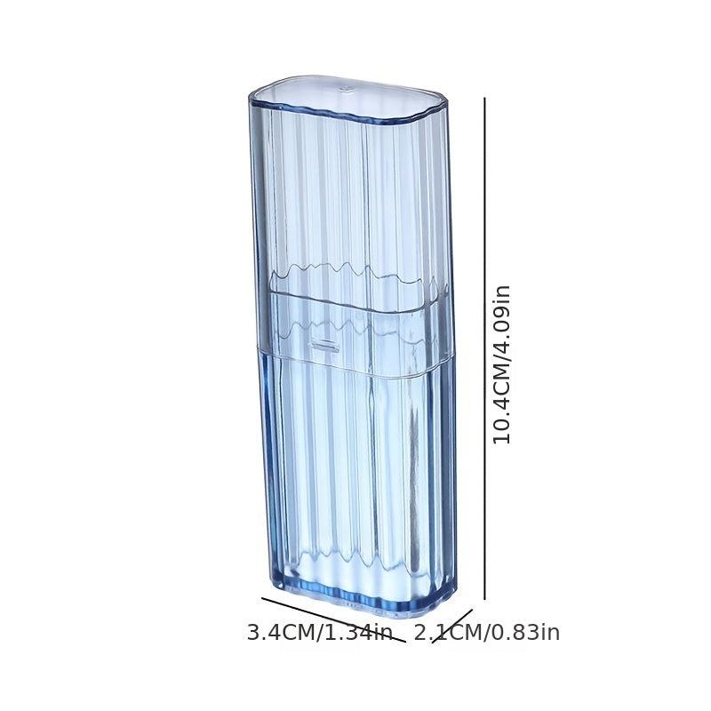 Travel Portable Transparent Object Storage Box Cotton Swab Case Toothpick Box
