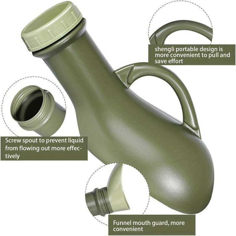 Portable 1000ML Urinal Travel Toilet Urine Bottle with Funnel