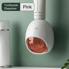 Toothpaste Squeezer Toothpaste Rack No Punching Wall Mounted Toilet Storage Rack