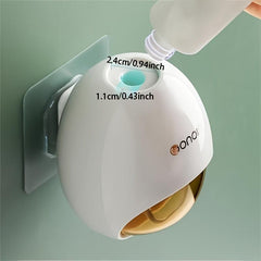 Toothpaste Squeezer Toothpaste Rack No Punching Wall Mounted Toilet Storage Rack