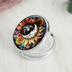 Flower Sun And Moon Pill Box 3 Compartment Decorative Travel Organizer