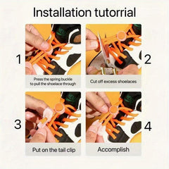 Lazy Shoelace Buckle Elastic Non-slip Adjustable Plastic Buckle