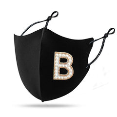 Sparkling Rhinestone Cloth Mask for All Occasions