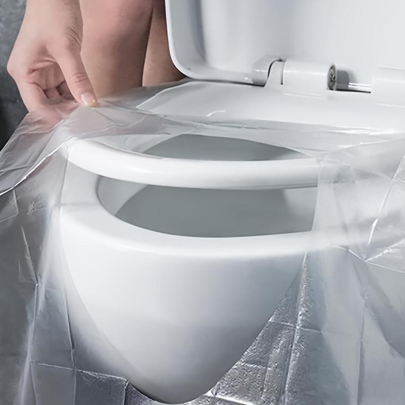 10pcs Disposable Toilet Mat Travel Hotel Toilet Seat Cover Set