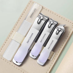 4pcs High-end Nail Clipper Set for Household and Pedicure R9195