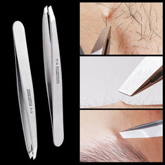Stainless Steel Eyebrow Tweezers for Hair Removal