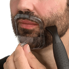 5pcs Men's Styling Kit Mustache Comb Hair Brush & Beard Shaping Template