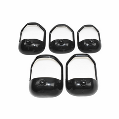 5pcs Men's Styling Kit Mustache Comb Hair Brush & Beard Shaping Template