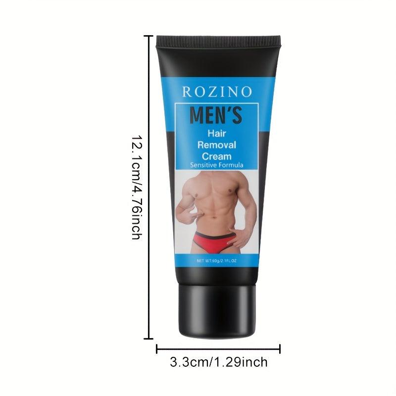 Men's Hair Removal Cream for Facial Leg Armpit Hair Painless Long lasting