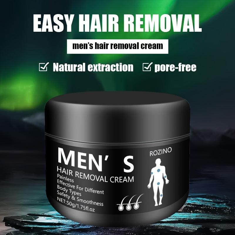 50g Men's Hair Removal Cream for Private Areas, Legs, and Underarms