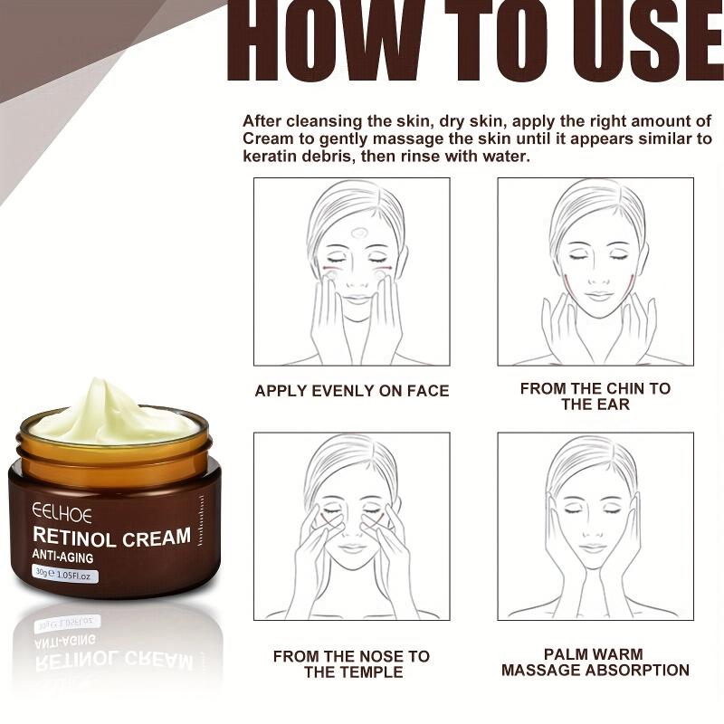 Retinol Face Cream Smoothing Wrinkle Firming Skin Care Cream