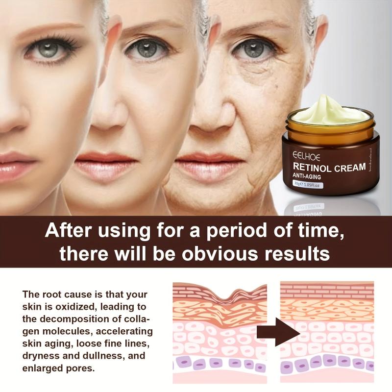 Retinol Face Cream Smoothing Wrinkle Firming Skin Care Cream