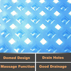 Silicone Bathroom Foot Massage Pad Anti Skid Shower Mat