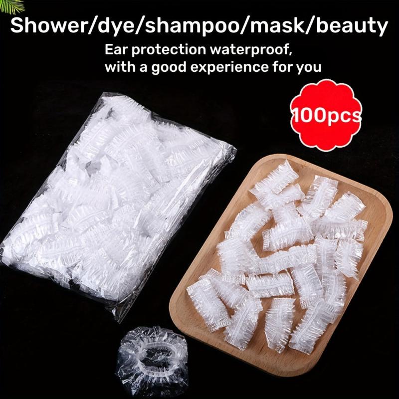100pcs Disposable Ear Cover Hair Dyeing Protector