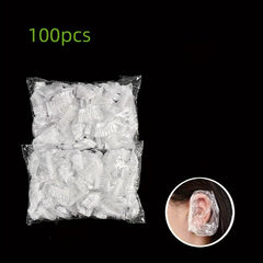 100pcs Disposable Ear Cover Hair Dyeing Protector