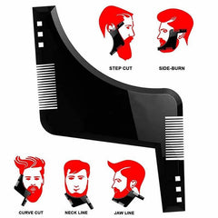 Men Beard Template StylingTool Double Sided Beard Shaping Comb Beauty Tool