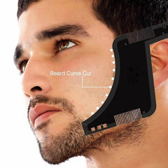 Men Beard Template StylingTool Double Sided Beard Shaping Comb Beauty Tool