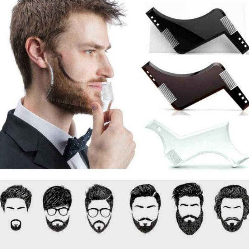 Men Beard Template StylingTool Double Sided Beard Shaping Comb Beauty Tool